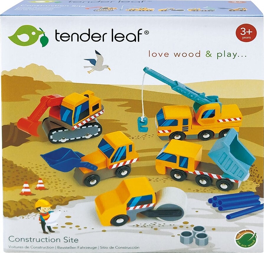 Tender Leaf - 5 Arbejdskøretøjer - Byggeplads
