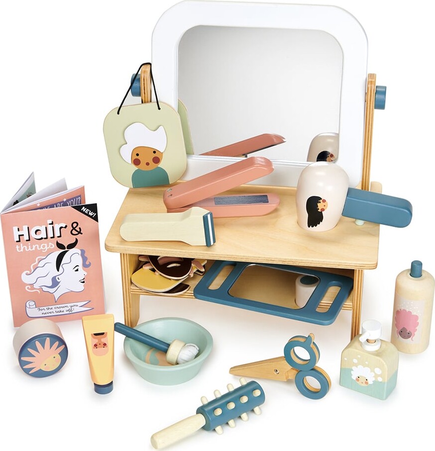 Tender Leaf Trælegetøj - Frisørsalon - 22 Dele