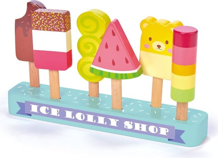 Tender Leaf Trælegetøj - Isbutik - 7 Dele