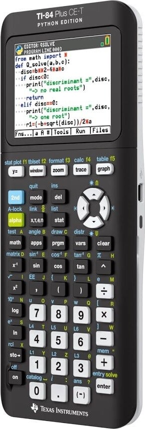 Texas Instruments - Ti-84 Plus Ce-t P Graphic Calculator