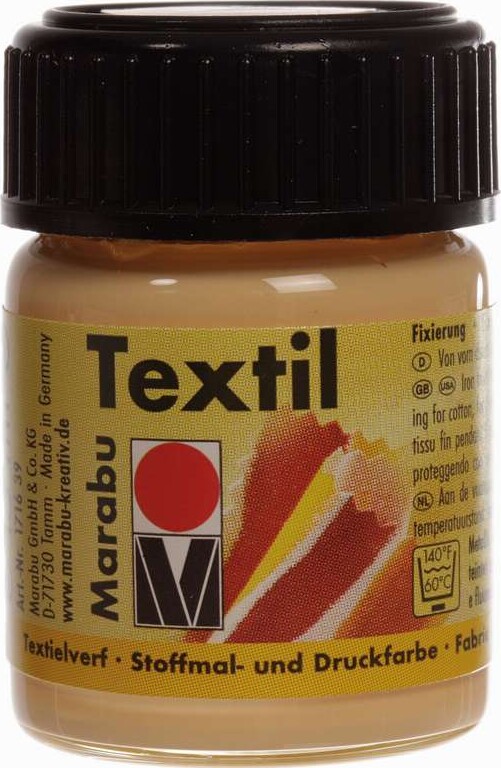 Tekstil Maling - Fersken - Textil - 15 Ml - Marabu