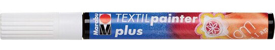 Marabu - Textil Painter Plus - Hvid - Tekstiltusch - 3 Mm