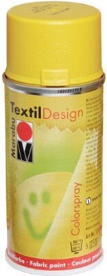 Billede af Marabu - Textil Design Spray - Gul 150 Ml