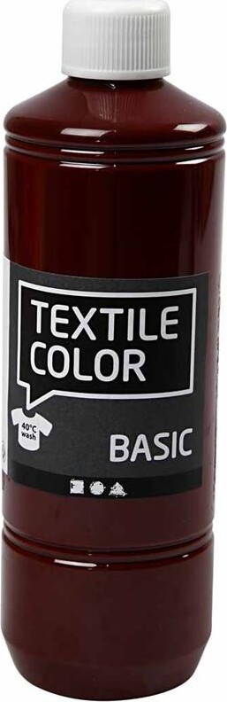 Tekstilmaling - Textile Color Basic - Brun 500 Ml
