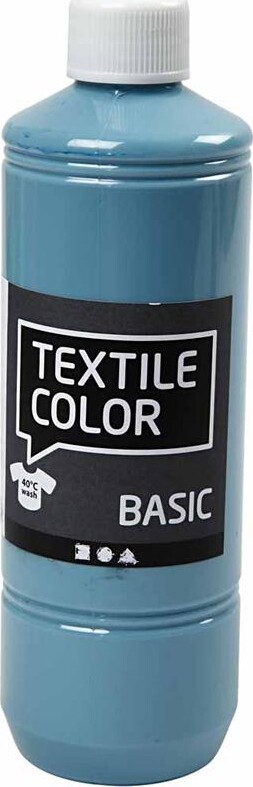 Tekstilmaling - Textile Color Basic - Dueblå 500 Ml