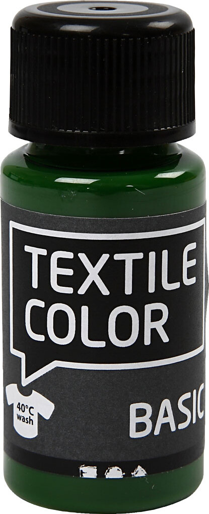 Tekstilmaling - Textile Color Basic - Græsgrøn 50 Ml