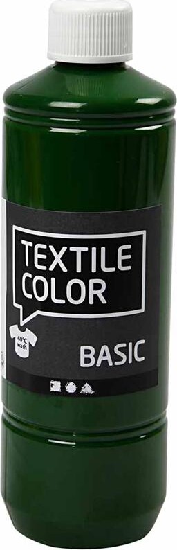 Tekstilmaling - Textile Color Basic - Græsgrøn 500 Ml