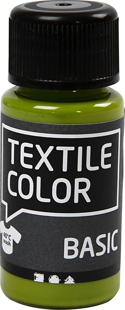Tekstilmaling - Textile Color Basic - Kiwi 50 Ml