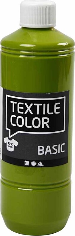 Tekstilmaling - Textile Color Basic - Kiwi 500 Ml
