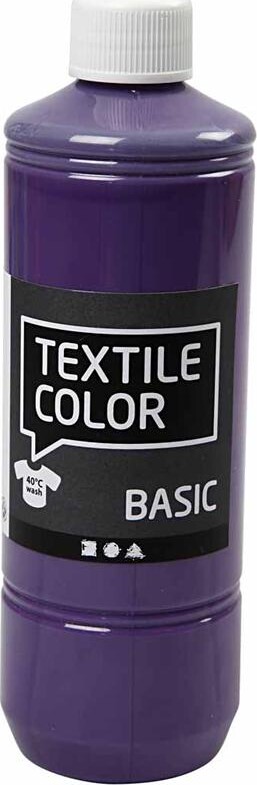 Tekstilmaling - Textile Color Basic - Lavendel 500 Ml