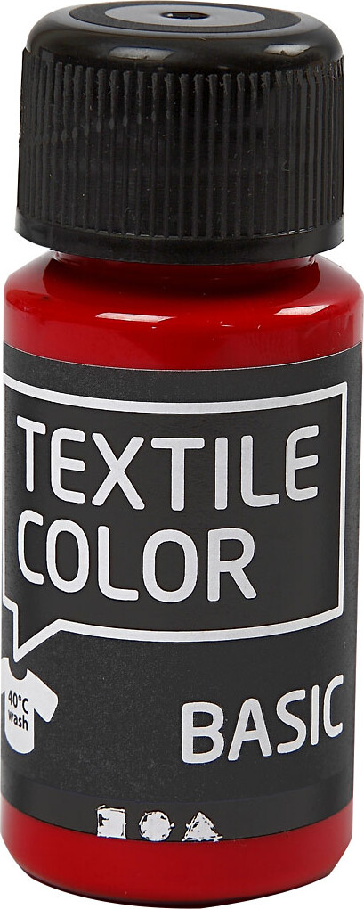 Billede af Textile Color - Rød - 50 Ml