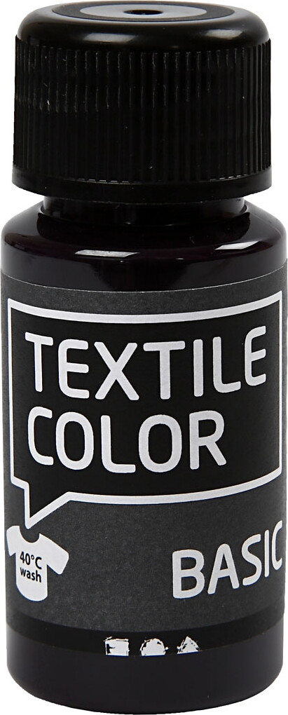 Tekstilmaling - Textile Color Basic - Rødviolet 50 Ml