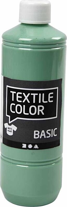Tekstilmaling - Textile Color Basic - Søgrøn 500 Ml