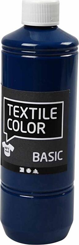 Tekstilmaling - Textile Color Basic - Turkisblå 500 Ml