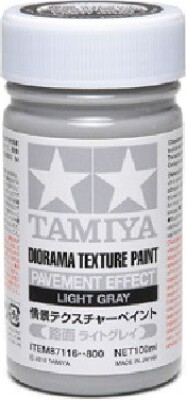 Tamiya - Diorama Texture Paint Pavement - Light Gray 100 Ml - 87116