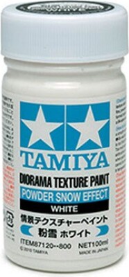 Tamiya - Diorama Texture Paint Powder Snow - White 100 Ml - 87120