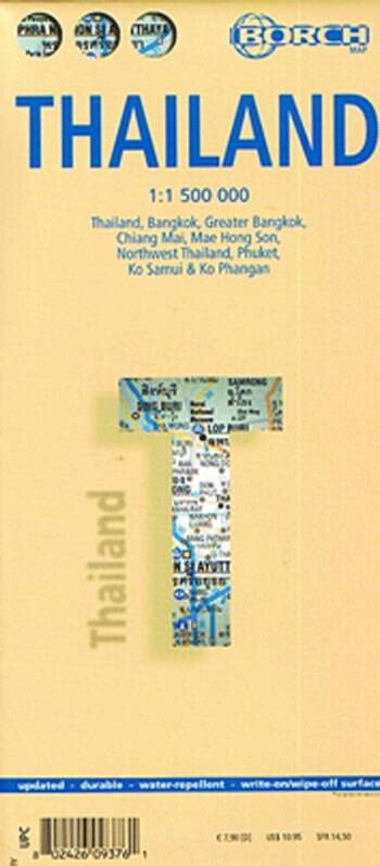 Thailand - Borch Maps - English book