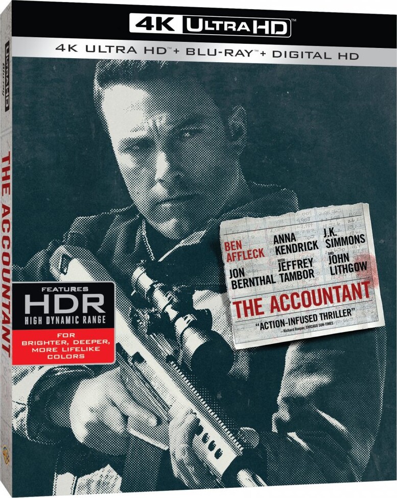 The Accountant - 2016 - 4K Blu-Ray