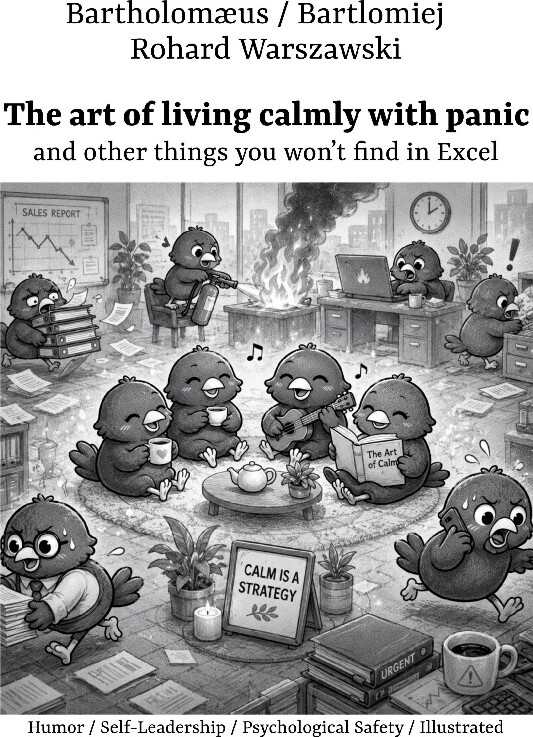 The Art Of Living Calmly With Panic - Bartlomiej Rohard Warszawski - English Book