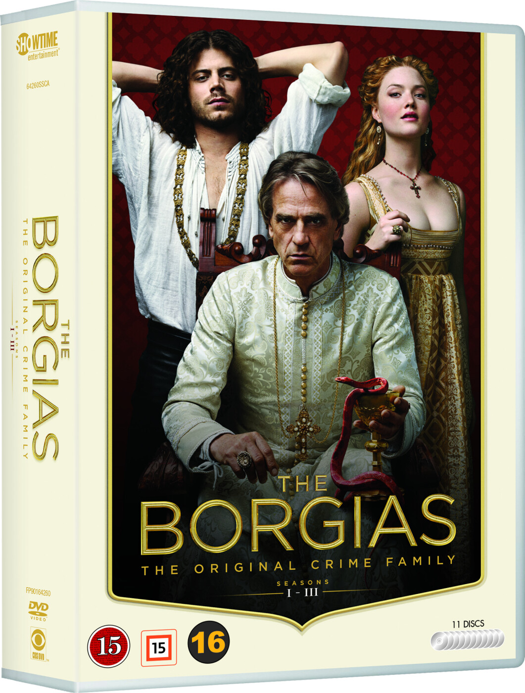 The Borgias - Den Komplette Serie - DVD - Tv-serie