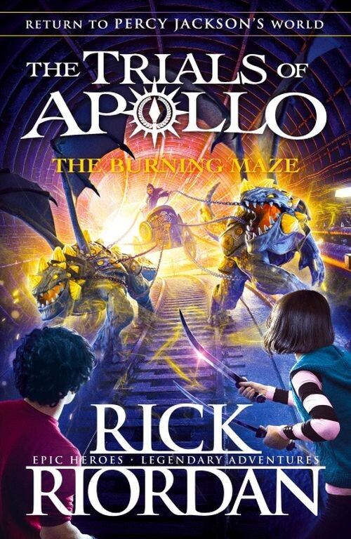 The Burning Maze - Rick Riordan - English Book