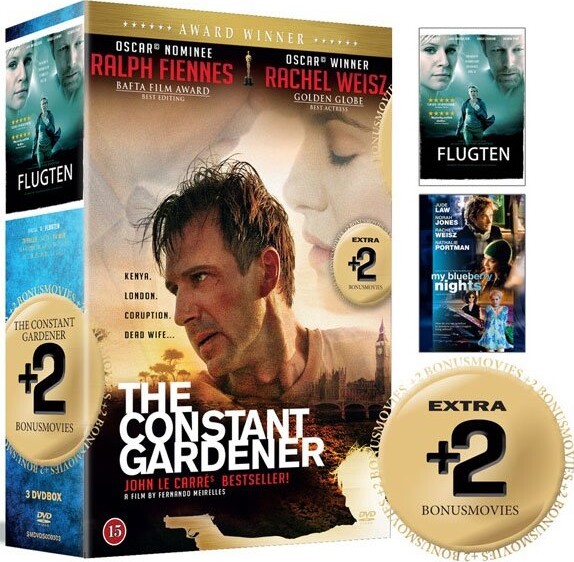 The Constant Gardener // Flugten // My Blueberry Nights - DVD - Film