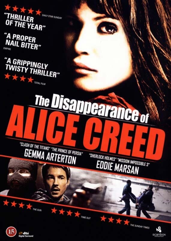 The Disappearance Of Alice Creed - DVD - Film