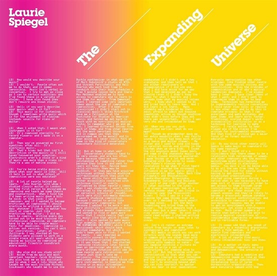 Laurie Spiegel - The Expanding Universe - Vinyl Lp