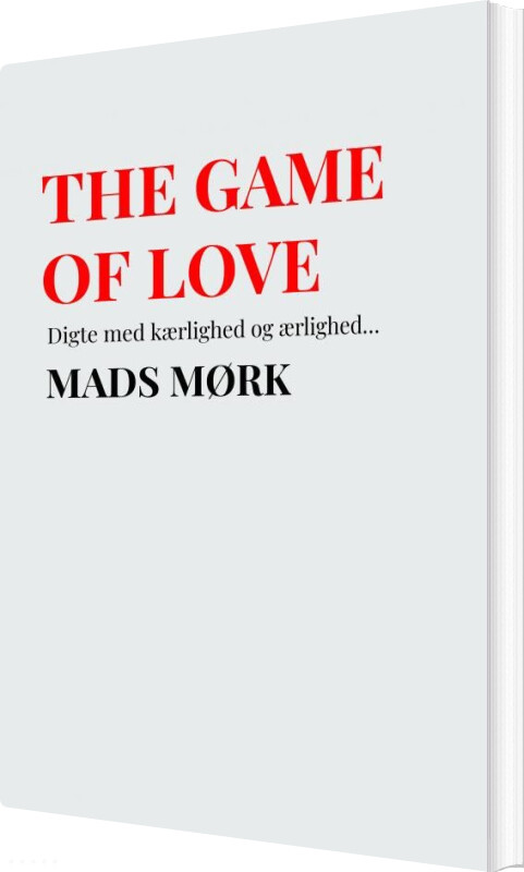 The Game Of Love - Mads Mørk - English Book