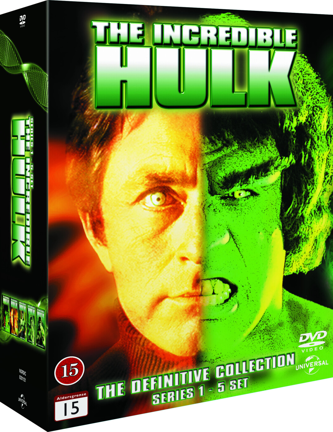 The Incredible Hulk - Den Komplette Serie - DVD - Tv-serie