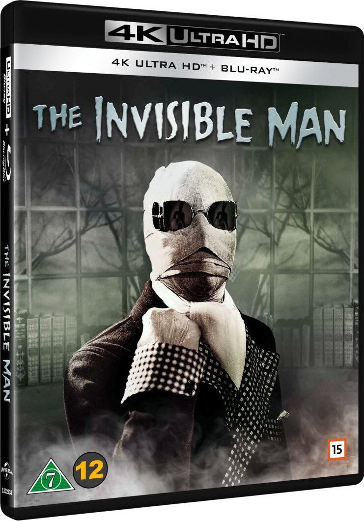 The Invisible Man / Den Usynlige Mand - 4K Blu-Ray