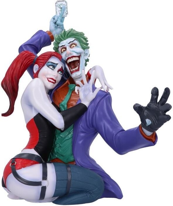 Joker & Harley Quinn Buste - Dc Comics - 37 Cm