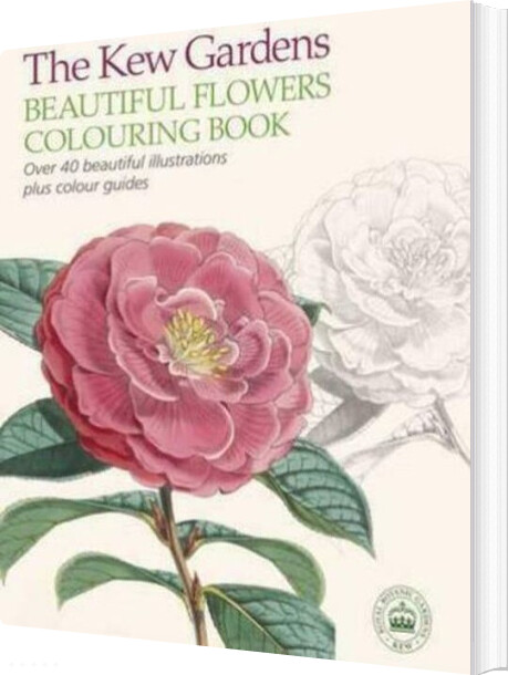 The Kew Gardens Beautiful Flowers Colouring Book - Royal Botanic Gardens - English Book