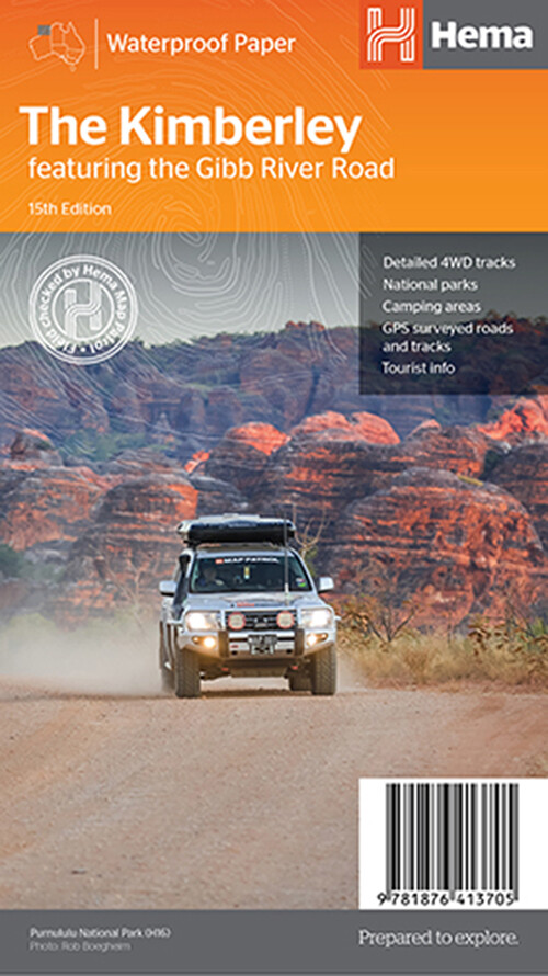 Billede af The Kimberley: Featuring The Gibb River Road - Hema Maps - English Book