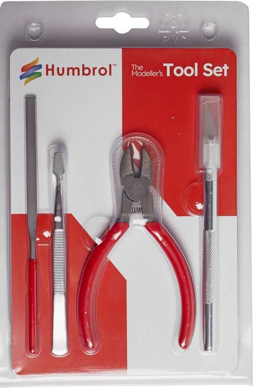 Humbrol - Værktøj Til Modelbygning - Modellers Tool Set - 4 Dele