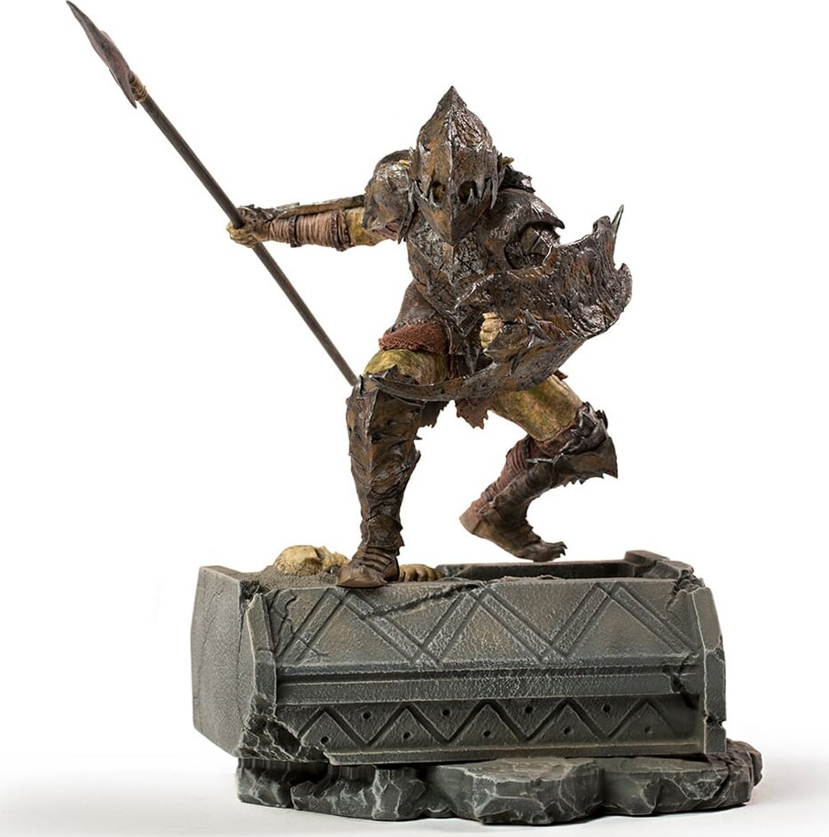 Ringenes Herre Figur - Bevæbnet Orc Statue - 1:10