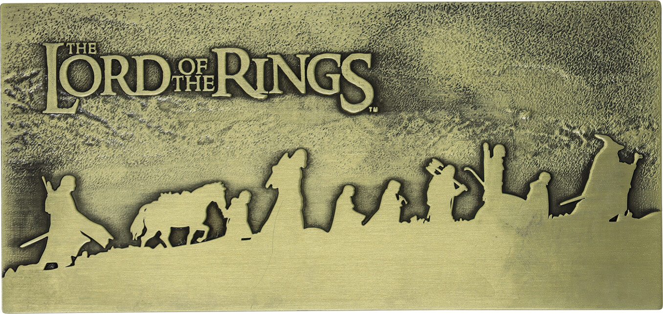 The Lord Of The Rings Limited Edition The Fellowship Plaque