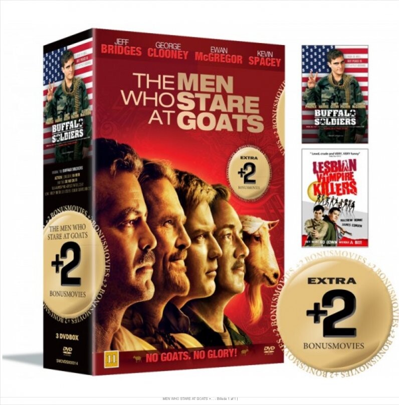 The Men Who Stare At Goats // Buffalo Soldiers // Lesbian Vampire Killers - DVD - Film