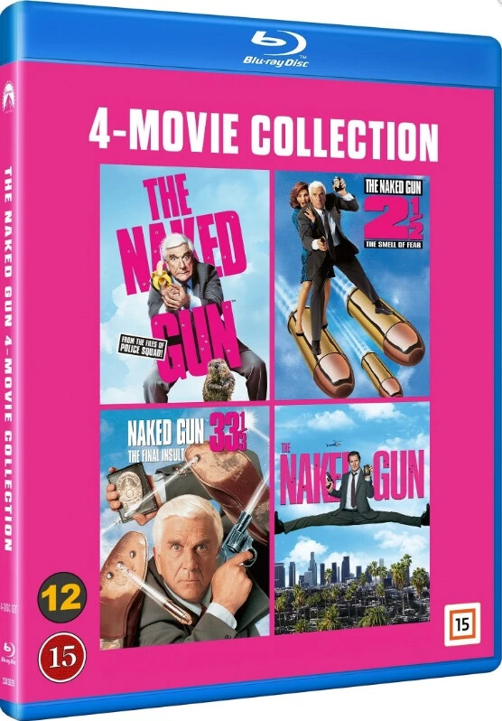The Naked Gun 1-4 / Høj Pistolføring 1-4 - Blu-Ray