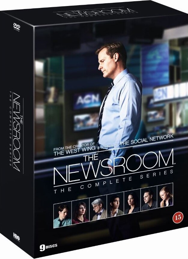 The Newsroom - Den Komplette Serie - Hbo - DVD - Tv-serie