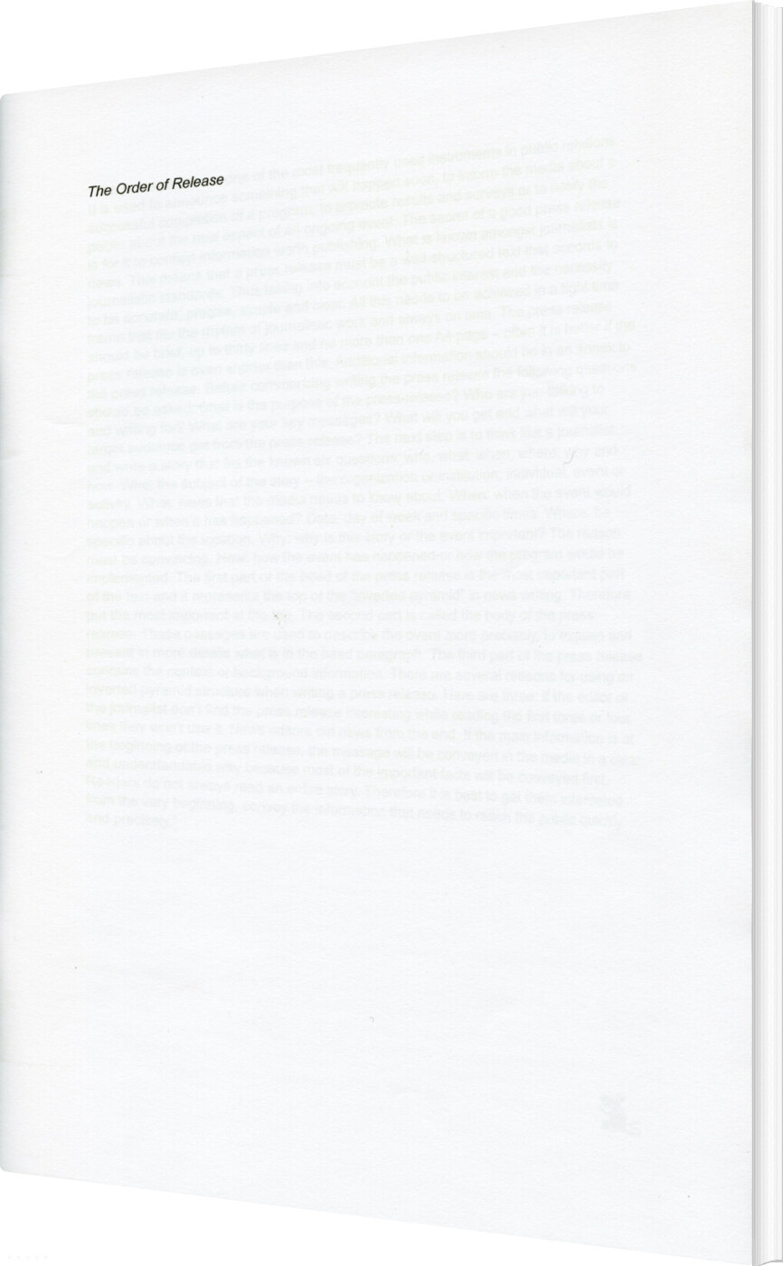 The Order Of Release - A. E. Brandt - English Book