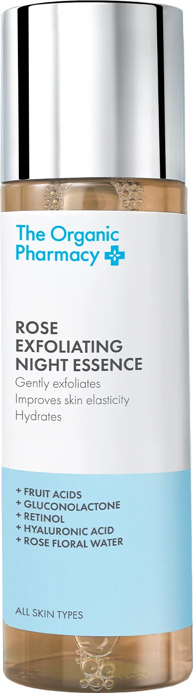 The Organic Pharmacy Pharmacy Rose Exfoliating Night Essence - 150 ml.