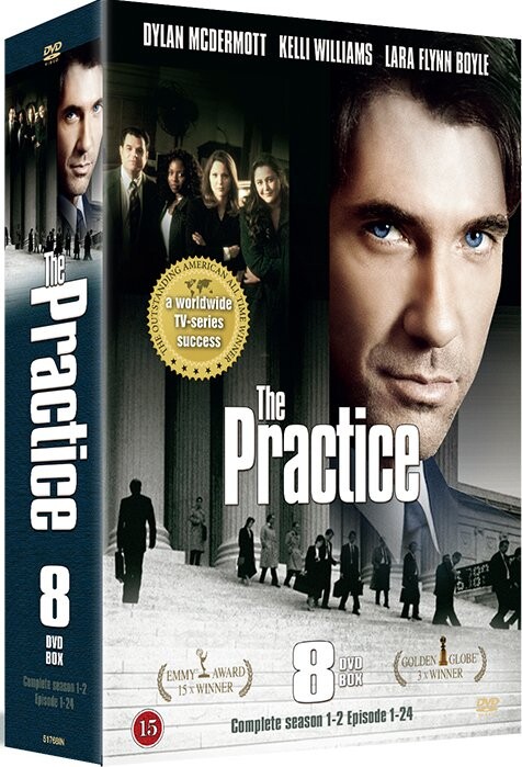 The Practice - Sæson 1+2 - DVD - Tv-serie