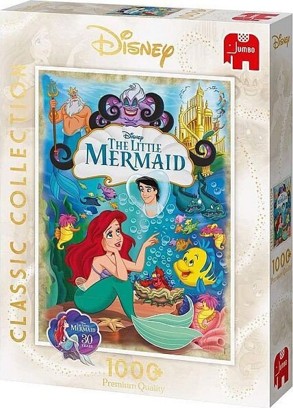 Disney Puslespil - 1000 Brikker - The Little Mermaid