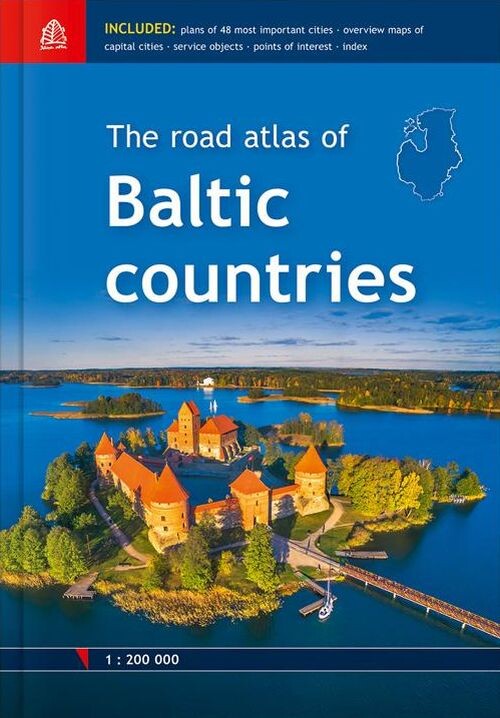 Billede af The Road Atlas Of Baltic Countries - Jana Seta - English Book
