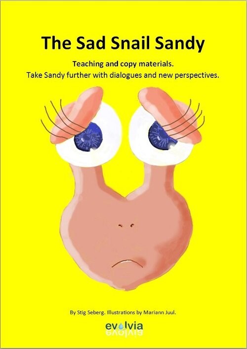 Billede af The Sad Snail Sandy Arbejds- Og Kopihæfte - Stig Seberg - Bog