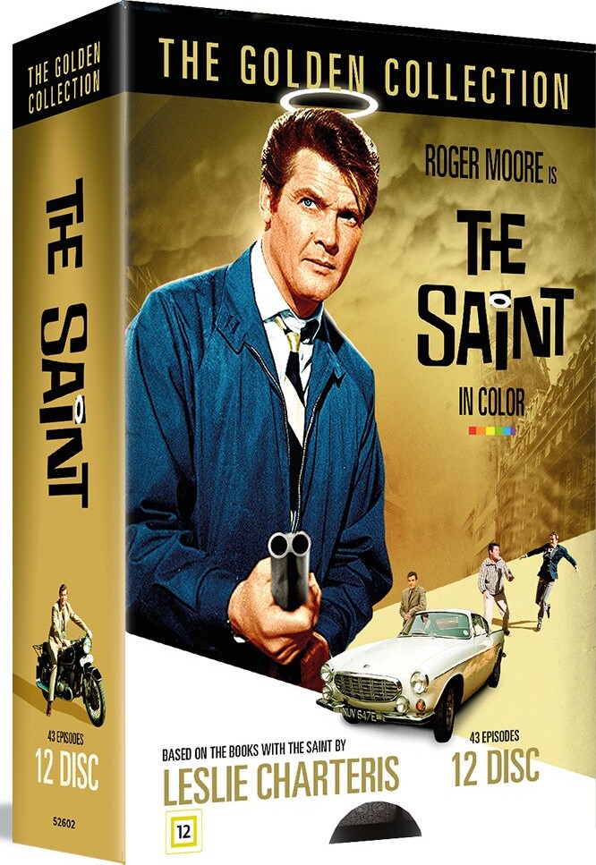 The Saint in Color: The Golden Collection Box 12 Disc - Helgenen 12 disk