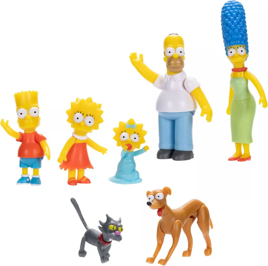 JAKKS Pacific The Simpsons 2,5 tommer figur multipack
