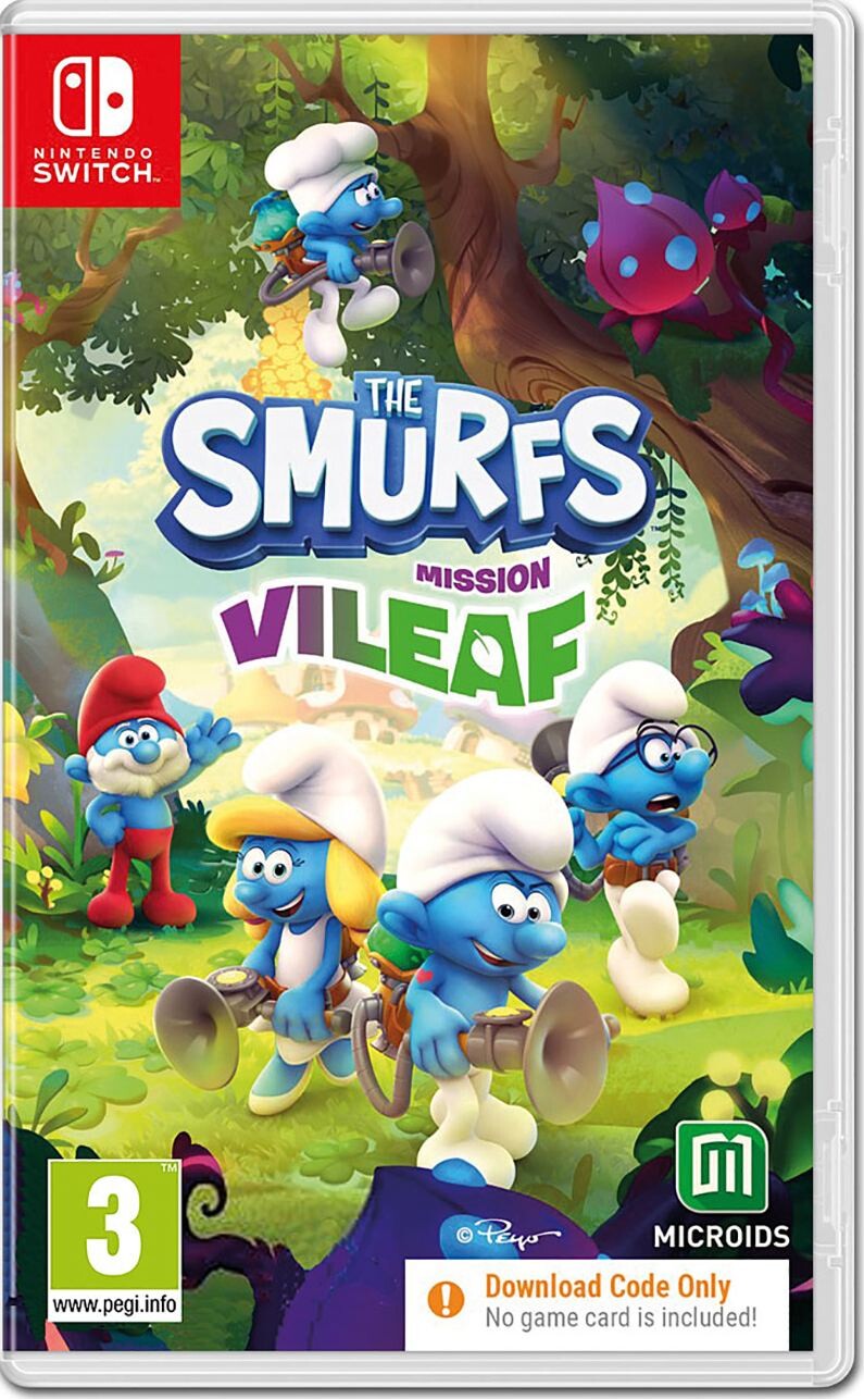 The Smurfs: Mission Vileaf Smurftastic Edition - Kode I Boks - Nintendo Switch