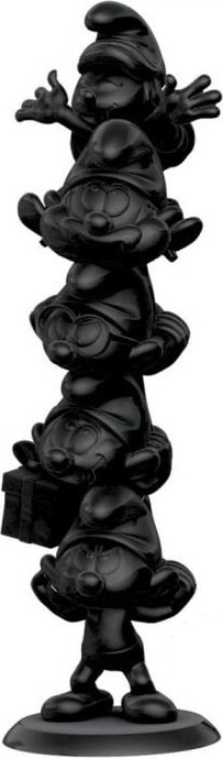 Plastoy - The Smurfs Resin Statue Smurfs Column Black Edition 50 cm - Figur